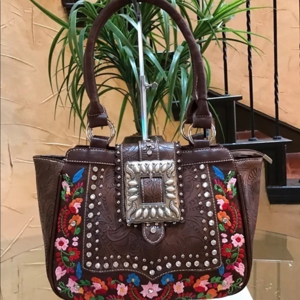 Montana West Buckle Concealed Handgun Tote bag